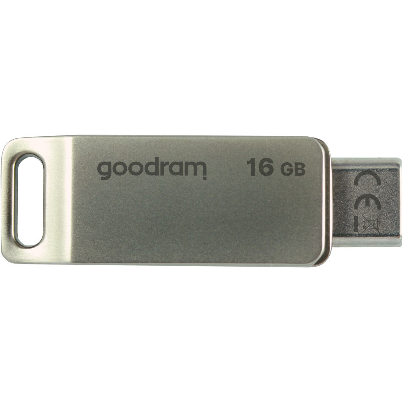 Goodram ODA3-0160S0R11 ODA3, 16 GB, USB Type-A / USB Type-C, 3.2 Gen 1 (3.1 Gen 1), 60 MB/s, Girar, Plata