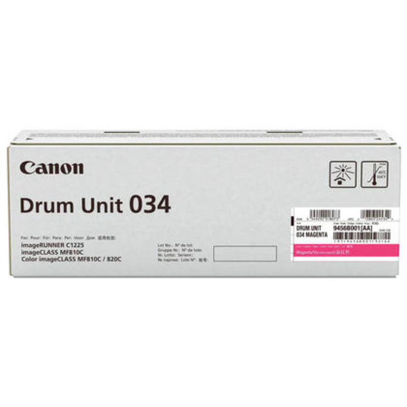 Canon 9456B001 034, Original, ImageClass Mf820Cdn/MF810Cdn, 34000 páginas, Impresión láser, Magenta, Negro, Naranja