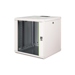 Digitus DN-19 12U-6/6 Carcasa de pared de la serie Unique - 600 x 600 mm (an. x pr.), Bastidor de pared, 12U, 100 kg, Gris