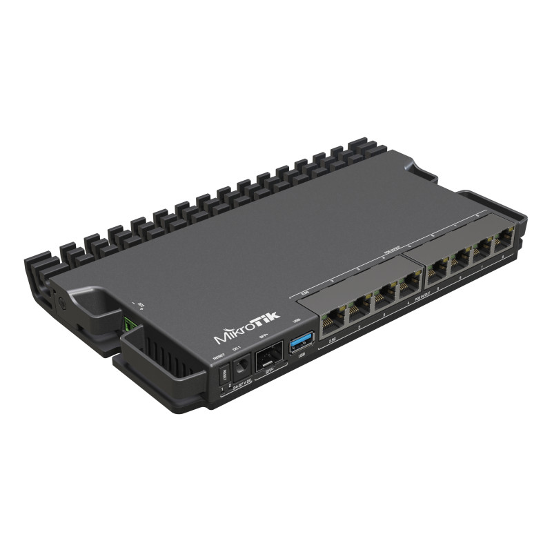 Mikrotik RB5009UG+S+IN RB5009UG+S+IN, Ethernet WAN, 2.5 Gigabit Ethernet, Negro