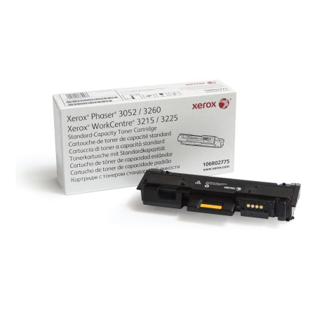 Xerox 106R02775 Phaser 3260 WorkCentre 3225 Cartucho tóner NEGRO capacidad normal (1500 págs), 1500 páginas, Negro, 1