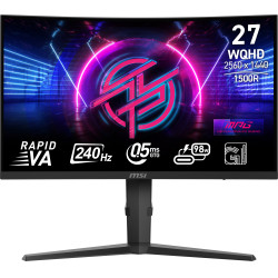 MSI MPG 275CQRXF MPG 275CQRXF, 68,6 cm (27"), 2560 x 1440 Pixeles, Wide Quad HD, 0,5 ms, Negro 2