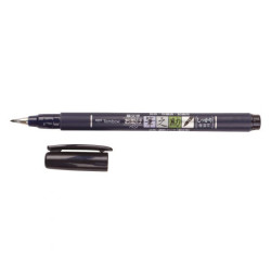 Tombow WS-BH-1P WS-BH-1P, Tinta con base de agua, Negro, Negro, Alrededor, Blister, 1 pieza(s)