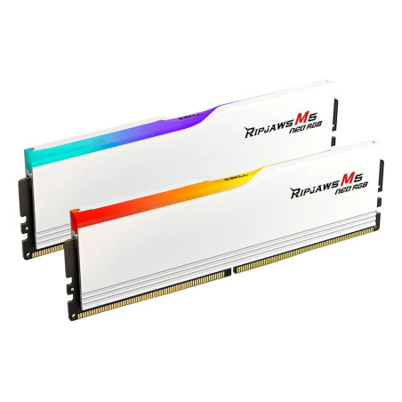 G.Skill F5-6000J3636F16GX2-RM5NRW Ripjaws M5 RGB F5-6000J3636F16GX2-RM5NRW, 32 GB, 2 x 16 GB, DDR5, 6000 MHz, 288-pin DIMM