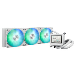 ASUS 90RC01G2-B0EAY0 MAX Gaming LC 360 ARGB LCD White Edition, Sistema de refrigeración líquida todo en uno, 12 cm, Blanco