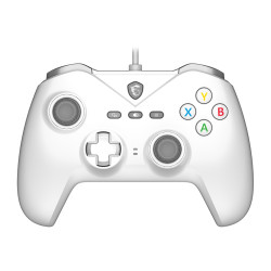MSI FORCE GC200 WHITE FORCE GC200 WHITE, Gamepad, Android, PC, Botón Atrás, Cruceta, Botón macro, Botón de encendido,