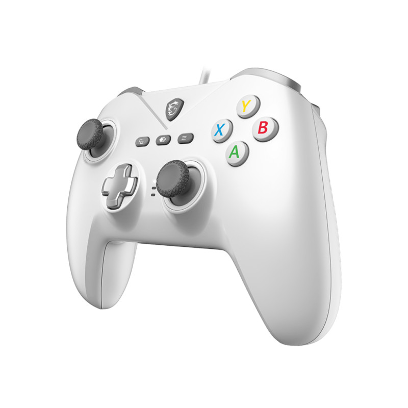 MSI FORCE GC200 WHITE FORCE GC200 WHITE, Gamepad, Android, PC, Botón Atrás, Cruceta, Botón macro, Botón de encendido,