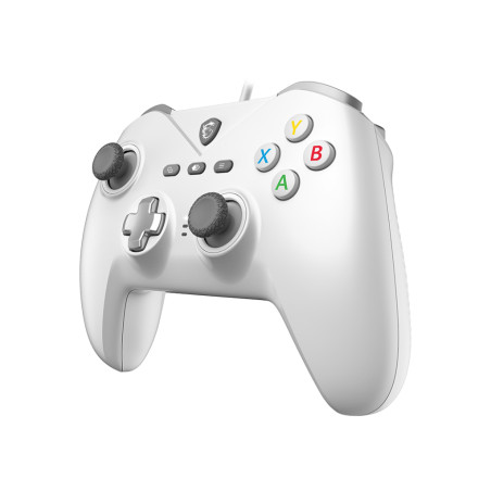 MSI FORCE GC200 WHITE FORCE GC200 WHITE, Gamepad, Android, PC, Botón Atrás, Cruceta, Botón macro, Botón de encendido,