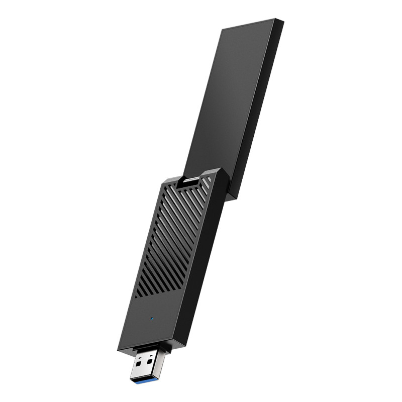 Cudy WU6500 WU6500 1.0, Inalámbrico, USB, WLAN, Wi-Fi 7 (802.11be), 2882 Mbit/s, Negro