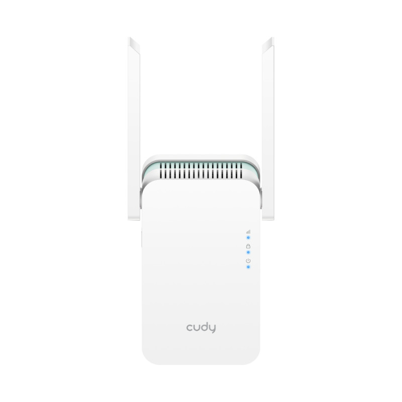 Cudy RE1500 AX1500, Wi-Fi 6 (802.11ax), 2,4 - 5 MHz, 300,1201 Mbit/s, Wi-Fi, Poder, WPS, 5 dBi, IEEE 802.11a, IEEE 802.11ac,