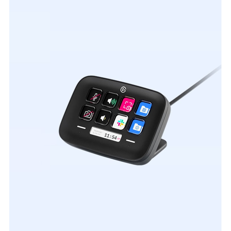 Elgato 10GBJ9911 Stream Deck Neo, Negro, 8 botones, 107 mm, 26 mm, 78 mm, 210 g