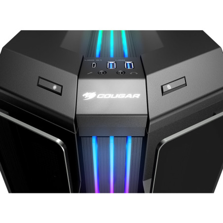 COUGAR 106KMT0008-00 Gemini T Pro, Midi Tower, PC, Negro, ATX, CEB, micro ATX, Mini-ITX, 17 cm, 40 cm