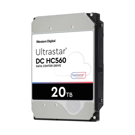 Western Digital 0F38652 Ultrastar DC HC560, 20 TB, 7200 RPM, 3.5", SAS