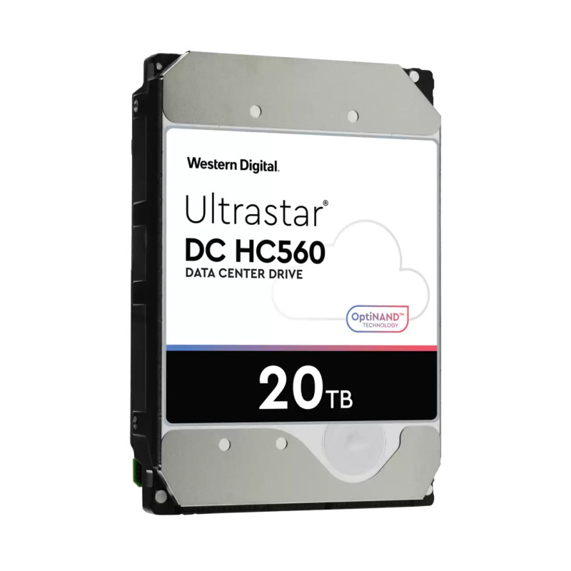 Western Digital 0F38652 Ultrastar DC HC560, 20 TB, 7200 RPM, 3.5", SAS