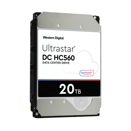 Western Digital 0F38652 Ultrastar DC HC560, 20 TB, 7200 RPM, 3.5", SAS