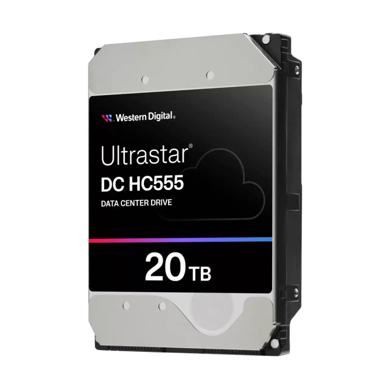 Western Digital 0B48724 Ultrastar DC HC555, 20 TB, 7200 RPM, 512 MB, 3.5", Serial ATA III