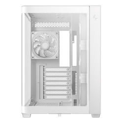 DeepCool R-CG530U-WHAGA4-G CG530U 4F, Torre, PC, Blanco, ATX, ITX, micro ATX, Acrilonitrilo butadieno estireno (ABS), SPCC, 2