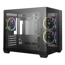 DeepCool R-CG330-BKNGM3-G CG330 3F, Torre, PC, Negro, ITX, micro ATX, Acrilonitrilo butadieno estireno (ABS), SPCC, Vidrio 2