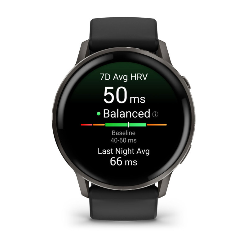 Garmin 010-03014-00 Venu 4, 3,56 cm (1.4"), AMOLED, Pantalla táctil, 8 GB, GPS (satélite), 38 g