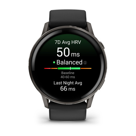 Garmin 010-03014-00 Venu 4, 3,56 cm (1.4"), AMOLED, Pantalla táctil, 8 GB, GPS (satélite), 38 g