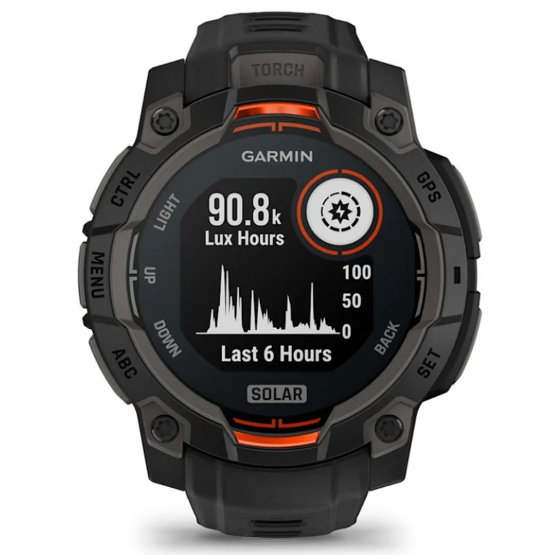 Garmin 010-02934-00 Instinct 3 Solar, 2,29 cm (0.9"), MIP, Pantalla táctil, GPS (satélite), 52 g