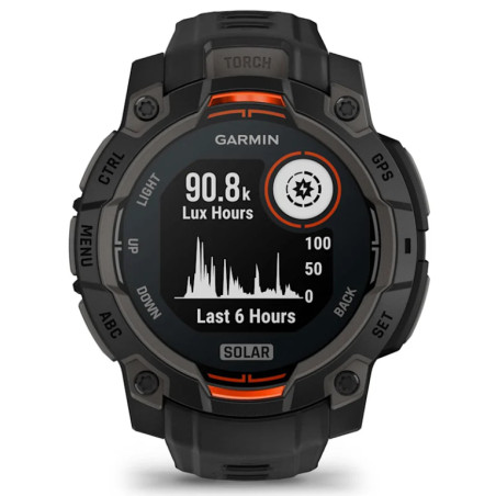 Garmin 010-02934-00 Instinct 3 Solar, 2,29 cm (0.9"), MIP, Pantalla táctil, GPS (satélite), 52 g