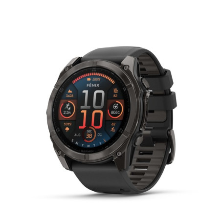 Garmin 010-02905-21 Fenix 8, 3,56 cm (1.4"), AMOLED, Pantalla táctil, 32 GB, GPS (satélite), 76 g