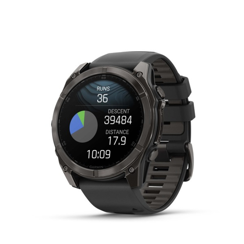 Garmin 010-02905-21 Fenix 8, 3,56 cm (1.4"), AMOLED, Pantalla táctil, 32 GB, GPS (satélite), 76 g