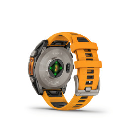 Garmin 010-02904-11 fenix 8, 3,56 cm (1.4"), AMOLED, Pantalla táctil, 32 GB, Wifi, GPS (satélite) 2