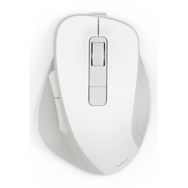 Hama 00173082 WM-500, mano derecha, Óptico, RF inalámbrico, 1600 DPI, Blanco