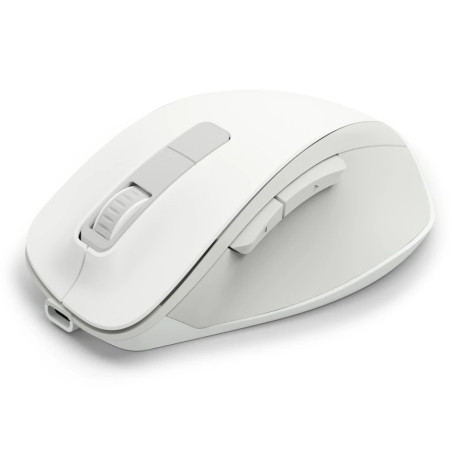 Hama 00173082 WM-500, mano derecha, Óptico, RF inalámbrico, 1600 DPI, Blanco