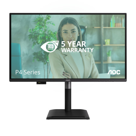 AOC Q27P4U Q27P4U, 68,6 cm (27"), 2560 x 1440 Pixeles, Wide Quad HD, 4 ms, Negro