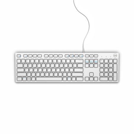 DELL KB216-WH-ENG-INT Teclado con cable - KB216 - EEUU Internacional (QWERTY) - blanco, Completo (100%), Alámbrico, USB,