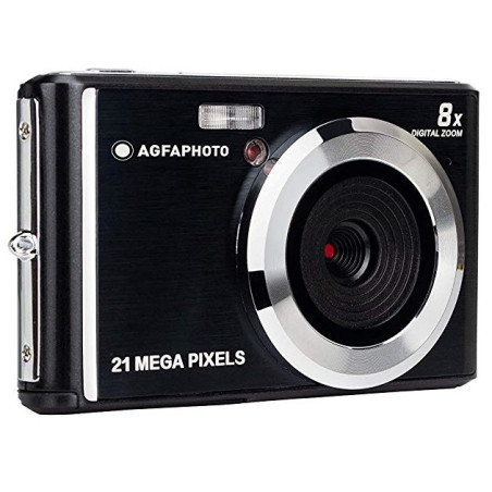 AgfaPhoto DC5200-BK Realishot DC5200, 21 MP, 5616 x 3744 Pixeles, CMOS, HD, 89 g, Negro