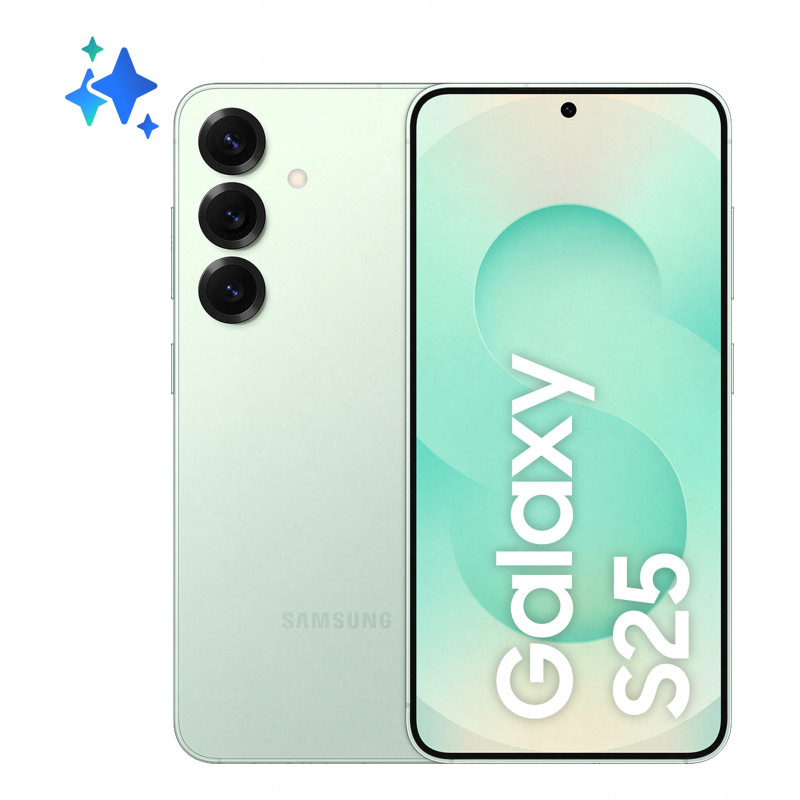Samsung SM-S931BLGDEUB Galaxy S25 , 15,8 cm (6.2"), 12 GB, 128 GB, 50 MP, Android 15, Color menta