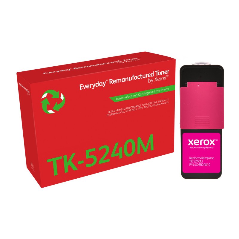 Xerox 006R04810 Tóner Everyday™ Magenta remanufacturado de es compatible con Kyocera TK-5240M, Capacidad estándar, 3000