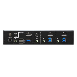 ATEN CS1953 Switch KVMP™ híbrido USB-C DisplayPort de 3 puertos, 4096 x 2160 Pixeles, 4K Ultra HD, 5,78 W, Negro 2