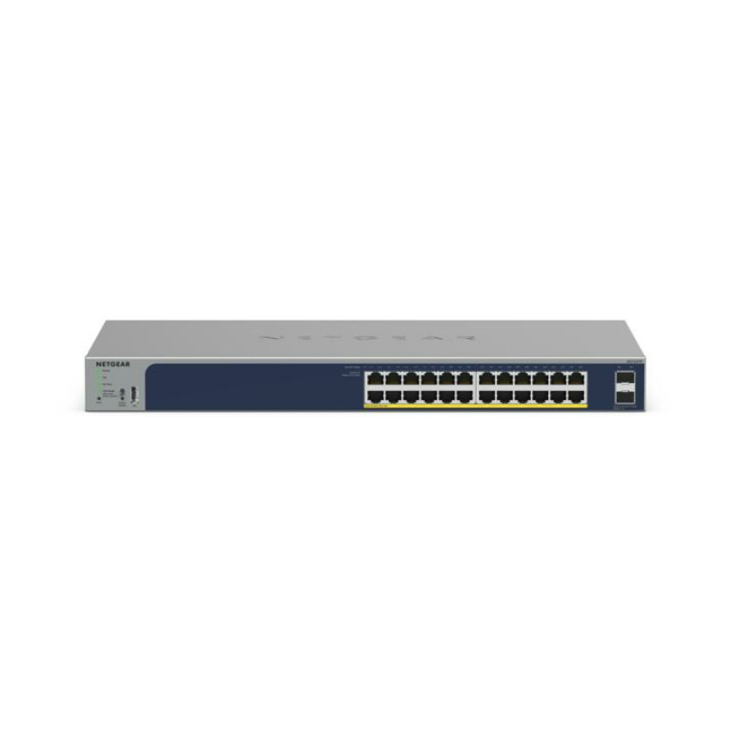 NETGEAR GS724TPP-300EUS GS724TPv3, Gestionado, L2, Gigabit Ethernet (10/100/1000), Energía sobre Ethernet (PoE), Montaje en