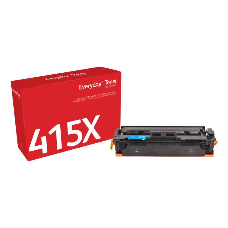 Xerox 006R04189 Toner Everyday™ Cian di compatibile con HP 415X (W2031X), Capacidad alta, 6000 páginas, 6000 páginas, Cian,
