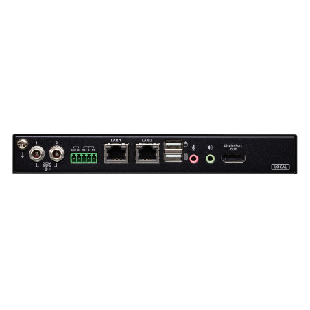 ATEN CN9950-AT-G 1 switch KVM a través de IP DisplayPort 4K de un solo puerto para acceso a recurso compartido local/remoto,