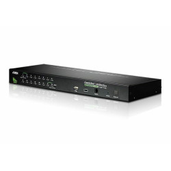 ATEN CS1716A-AT-G Switch KVM VGA PS/2-USB de 16 puertos con puerto para conexión en cadena y periféricos USB, 2048 x 1536