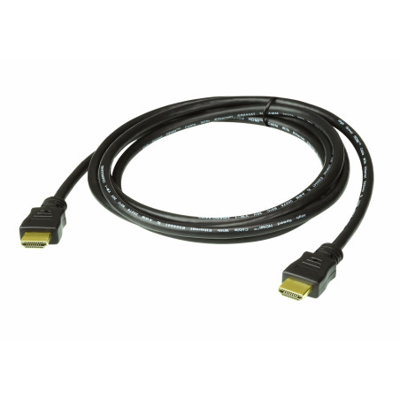 ATEN 2L-7D02H-1 Cable HDMI True 4K de alta velocidad con Ethernet de 2 m, 2 m, HDMI tipo A (Estándar), HDMI tipo A