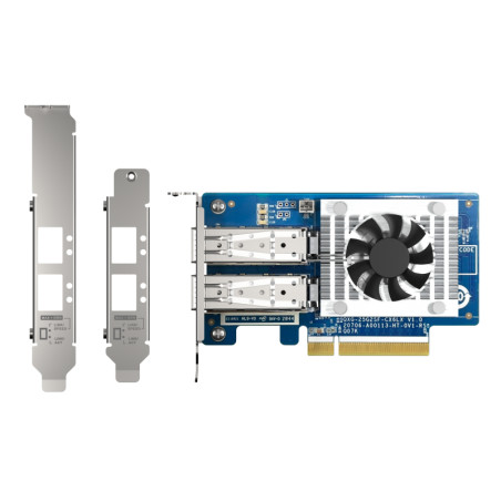 QNAP QXG-25G2SF-CX6 QXG-25G2SF-CX6, Interno, Alámbrico, PCI Express, Fibra, 25000 Mbit/s