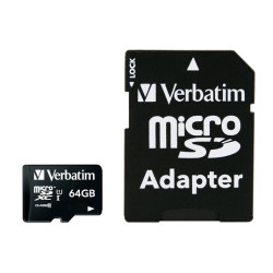 Verbatim 44084 Premium, 64 GB, MicroSDXC, Clase 10, 90 MB/s, Class 1 (U1), V10
