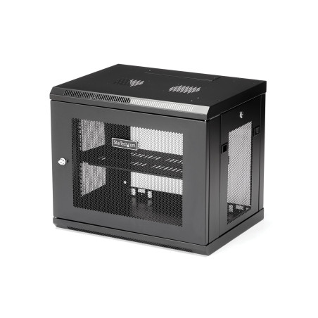 StarTech.com RK9WALM Armario Rack de Pared para Servidores 9U 19"2 Columnas y Estante 1U - Rack de Servidores de Montaje en