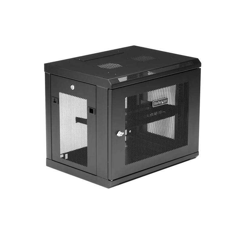 StarTech.com RK9WALM Armario Rack de Pared para Servidores 9U 19"2 Columnas y Estante 1U - Rack de Servidores de Montaje en