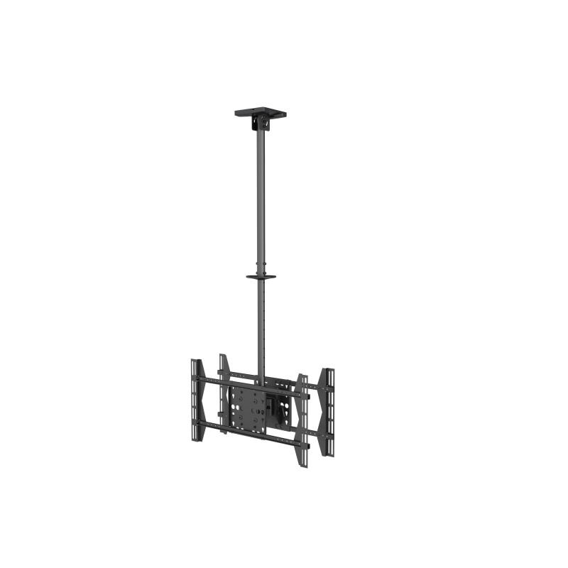 Equip 650370 Soporte de TV de doble pantalla para montaje en techo de 32"-75, 80 kg, 81,3 cm (32"), 165,1 cm (65"), 100 x 100