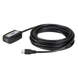 ATEN UE350A-AT Cable extensor USB 3.2 Gen1 de 5 m, 5 m, USB A, USB A, USB 3.2 Gen 1 (3.1 Gen 1), 5 Gbit/s, Negro
