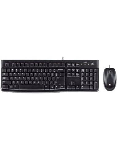 teclado y raton mk120 con cable usb formato normal negro