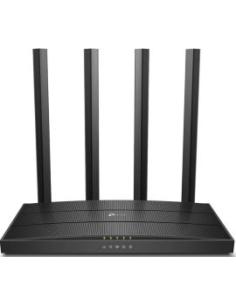 router ac1200 wifi gigabit dual band 2.4ghz hasta 300mbps 5ghz hasta 867mbps 4 antenas externas 1 antena interna 4 puertos lan 1